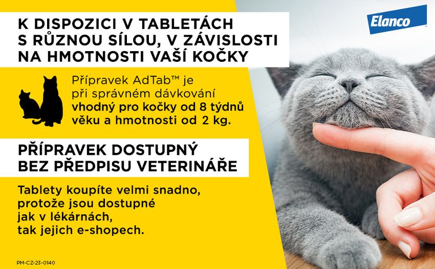 AdTab 48mg žvýkací tablety pro kočky 2-8kg 1ks. Foto 6