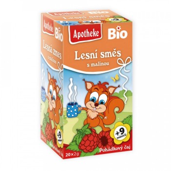 Apotheke BIO Dětský čaj Lesní směs s malinou 20x2g