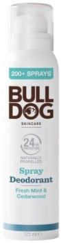 BULLDOG Fresh Mint&Cedarwood Spray Deodorant 125ml