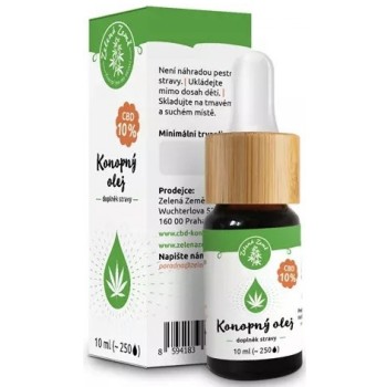 Zelená Země CBD Konopný olej 10% 10ml