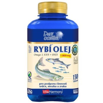 VitaHarmony Rybí olej Omega 3 1000mg XXL 150tob