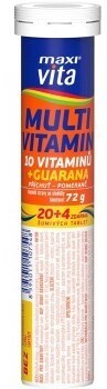 Maxi Vita Multivitamin+guarana tbl.eff.20+4