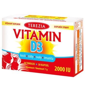 Terezia Vitamín D3 2000 IU 30tob