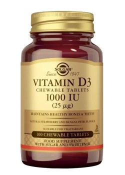 Solgar Vitamín D3 1000 IU 100 tablet