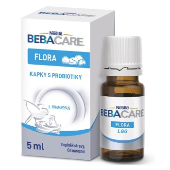 Bebacare Flora kapky s probiotiky 5ml