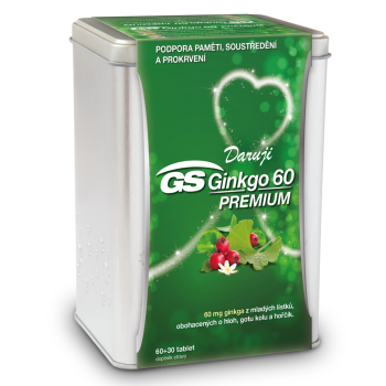 GS Ginkgo 60 Premium tbl. 60+30 dárek 2019