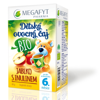 Megafyt Dětský ovocný čaj Jablko s inulinem Bio 20x2g