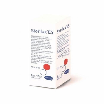 STERILUX Gáza kompr.nester. 5x5cm/100ks 13vl8vrs