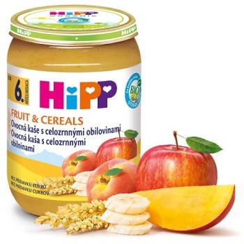 HiPP Ovocná kaše s celozrnnými obilovinami BIO 190g
