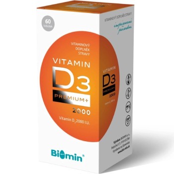 Biomin Vitamin D3 Premium+ 2000 I.U.tob.60