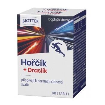 Biotter Hořčík + Draslík tbl.60