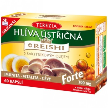 TEREZIA Hlíva ústřičná s REISHI FORTE cps.60