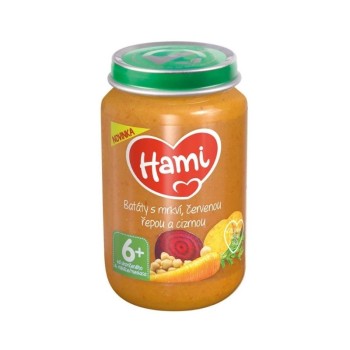 Hami Batáty s mrkví červ.řepou a cizrnou 200g 6m+
