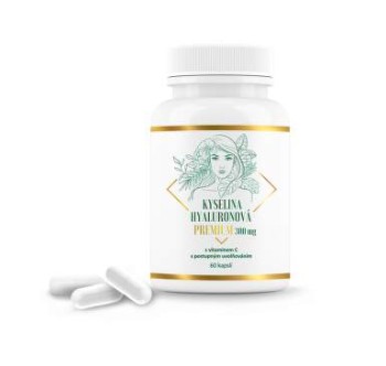 Kys.hyaluron.PREMIUM 300mg s vit.C cps.60 VAKOS XT