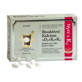 Bioaktivní Kalcium+D3+K1+K2 tbl.60