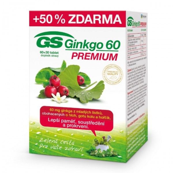 GS Ginkgo 60 Premium tbl.60+30