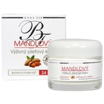 BodyTip Mandlový výživný krém suchá a citlivá pleť 50ml