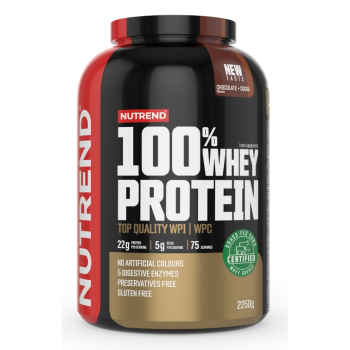 NUTREND 100% Whey Protein čokoláda+kakao 2250g