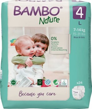 Bambo Nature 4 děts.plenkové kalhotky