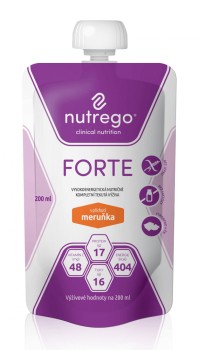 nutrego FORTE meruňka por.sol.12x200ml