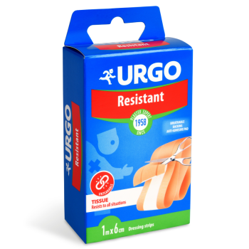 URGO RESISTANT Odolná náplast 1mx6cm NOVÁ