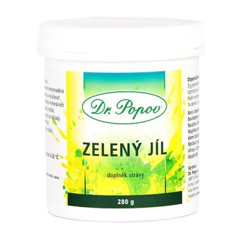 Dr.Popov Zelený jíl 280g