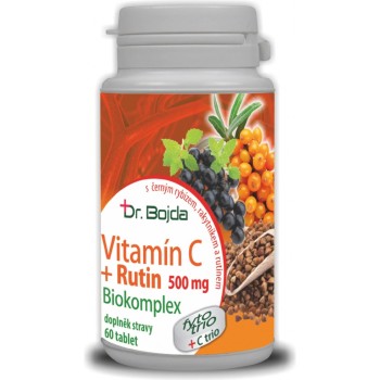 Vitamín C + RUTIN Biokomplex 500mg tbl.60 Dr.Bojda