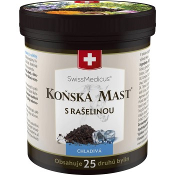 Swissmedicus Koňská mast s rašelinou - chladivá 250ml