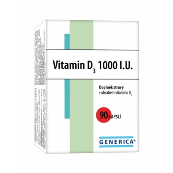 Vitamin D3 1000 I.U. cps.90 Generica