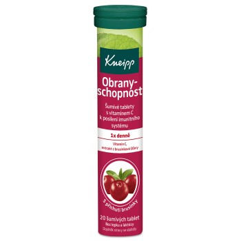 KNEIPP Obranyschopnost+vit.C brusinka šum.tbl.20