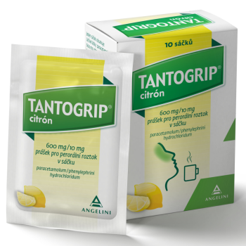 Tantogrip citrón 600mg/10mg por.plv.sol.scc.10