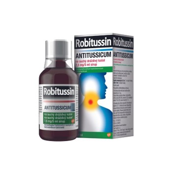 Robitussin Antitussi.suchý kaš.7.5mg/5ml sir.100ml