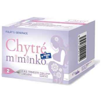 Chytré miminko metylfolát 2 s DHA tbl.30+cps.30