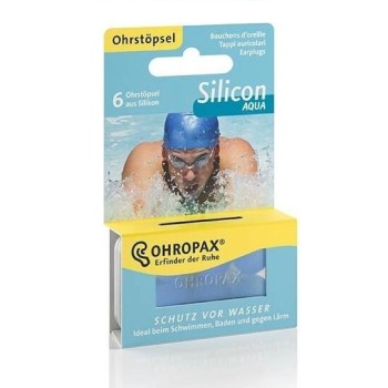 Chránič sluchu OHROPAX Silicon Aqua 6ks