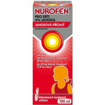Nurofen pro děti Jahoda 40mg/ml por.sus.100ml