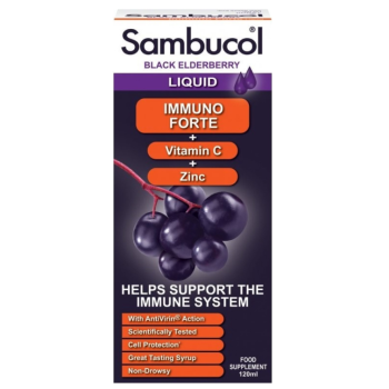 SAMBUCOL Immuno Forte Sirup + vit.C + zinek 120ml