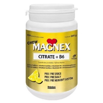 Magnex Citrate 375mg + B6 Chew 100tbl