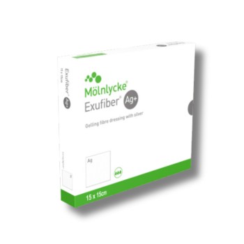Exufiber Ag+ 15x15cm 10ks