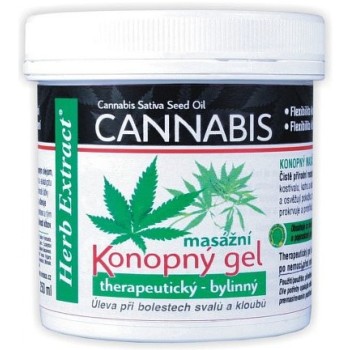 HerbExtract Cannabis konopný masážní gel 250ml