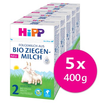 HiPP MLÉKO HiPP 2 BIO kozí 5x400g