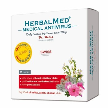 HerbalMed Medical Antivirus Dr.Weiss 20 pastilek