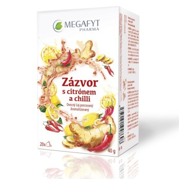 Megafyt Zázvor s citrónem a chilli 20x2g