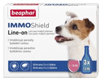 beaphar IMMO Shield Line-on pes S 1-15kg 3x1.5ml