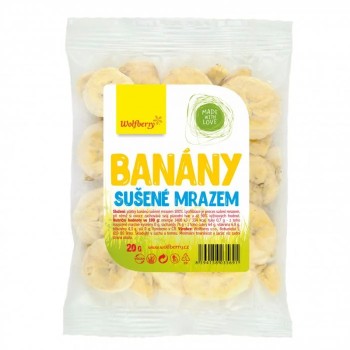 Banány lyofilizované 20 g Wolfberry
