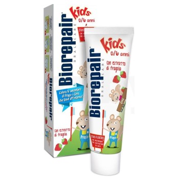 Biorepair Junior 0-6let zubní pasta jahoda 50ml