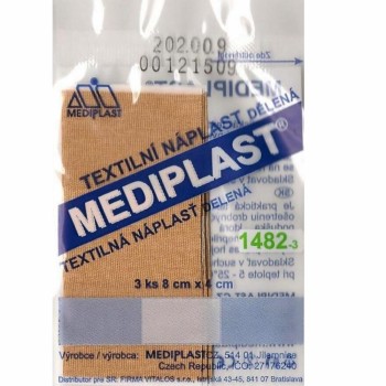 Rychloobvaz Mediplast 8x4cm 3ks 1482