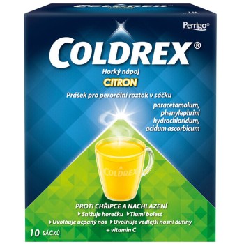 Coldrex Horký náp.Citron 750mg/10mg/60mg por.plv.sol. 10 II