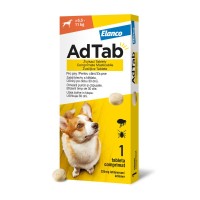 AdTab 225mg žvýkací tablety pro psy >5.5-11kg 1ks AdTab 225mg žvýkací tablety pro psy >5.5-11kg 1ks