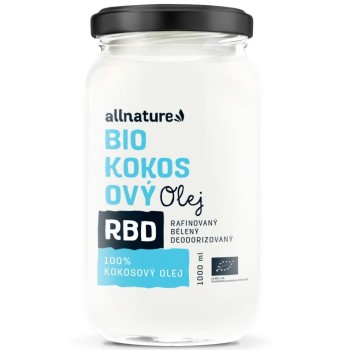 Allnature RBD Kokosový olej bez vůně BIO 1000ml