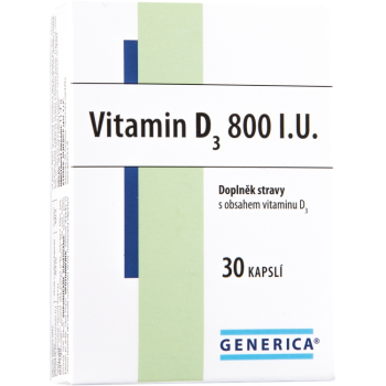 Vitamin D3 800 I.U. Generica cps.30